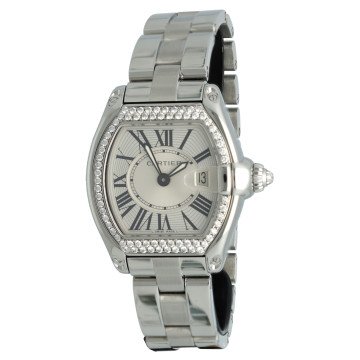 Cartier Roadster Small Size Factory Diamonds. 