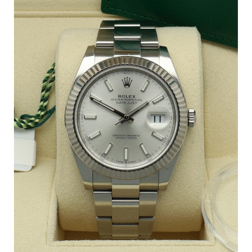 Rolex Datejust 41 Ref.126334 Silver Index