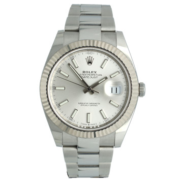 Rolex Datejust 41 Ref.126334 Silver Index