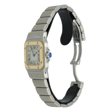 Cartier Santos Galbee Goud/Staal Ref.1567 