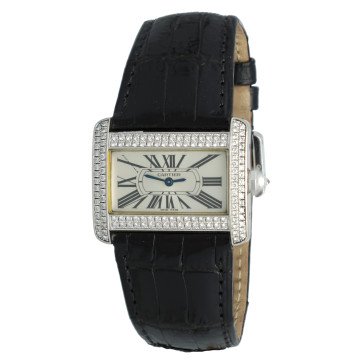 18 Krt. witgoud Cartier Tank Divan Diamonds