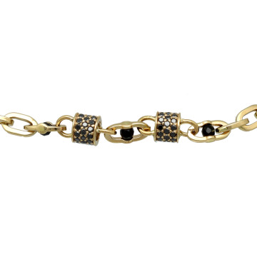 Geelgouden Armband met Diamant 0.72 Ct.