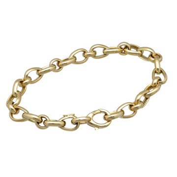 14 Krt Fantasie Schakel Armband