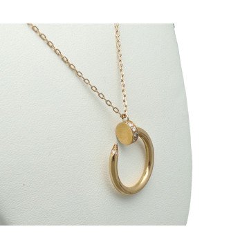 Rosé Gouden Cartier Collier Juste Un Clou 