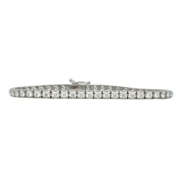 14Krt witgouden tennisarmband met Diamant 3.00Ct