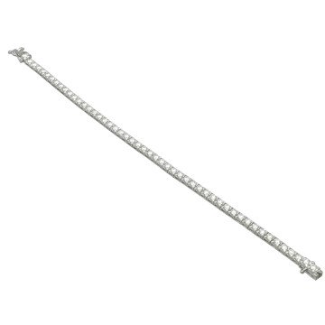 14Krt witgouden tennisarmband met Diamant 3.00Ct