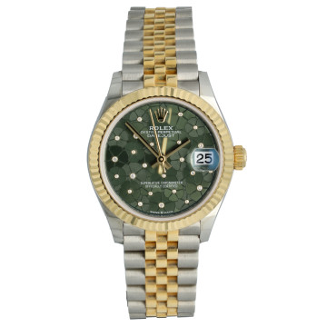 Rolex Datejust 31 Green Flower Jubilee Ref.278273