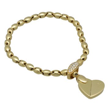 18 Krt Piaget Hart Armband met Diamant.