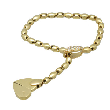 18 Krt Piaget Hart Armband met Diamant.