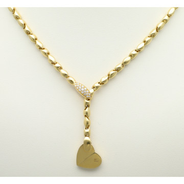 Piaget Lariat Hart Collier met Diamant.