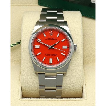 Rolex Oyster Perpetul 36 Red Coral Ref.126000