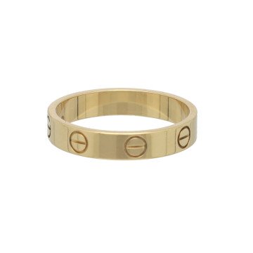 18Krt geelgouden Cartier Love ring