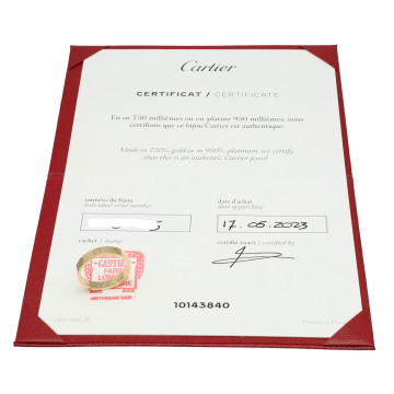 18Krt geelgouden Cartier Love ring