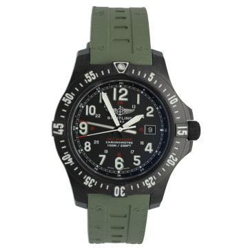 Breitling Colt Skyracer 44 Carbon Black/Green Rubber