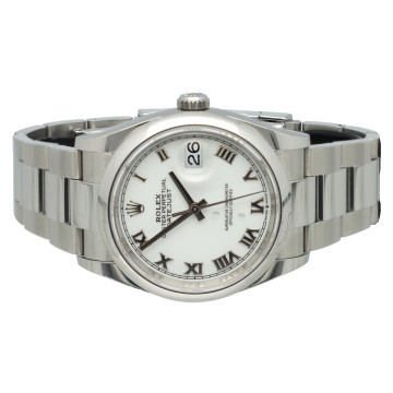 Rolex Datejust 36 White/Roman dial Ref. 126200