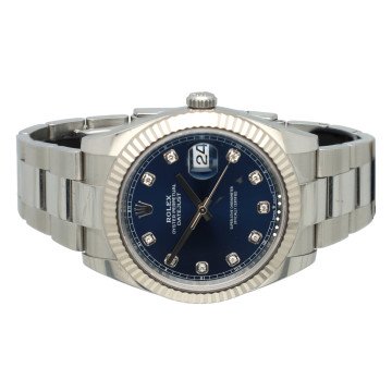 Rolex Datejust 41 Ref.126334 Blue/Diamonds 