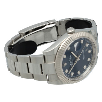 Rolex Datejust 41 Ref.126334 Blue/Diamonds 