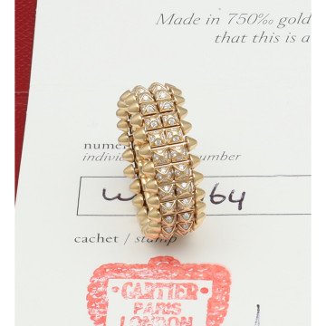 Clash de Cartier Ring Rosé Goud Diamant (GERESERVEERD)