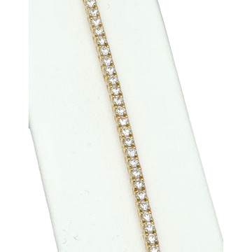 14 Krt Tennisarmband 2.20 Ct, incl HRD Certificaat