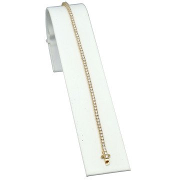 14 Krt Tennisarmband 2.20 Ct, incl HRD Certificaat