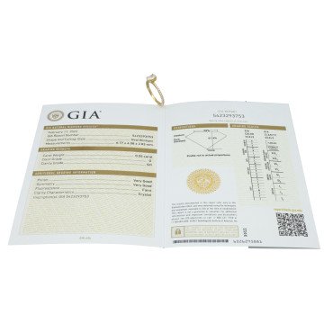 18 Krt. gouden verlovings ring 0.93Ct. 