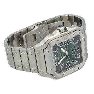 Cartier Santos Green dial Full set WSSA0062