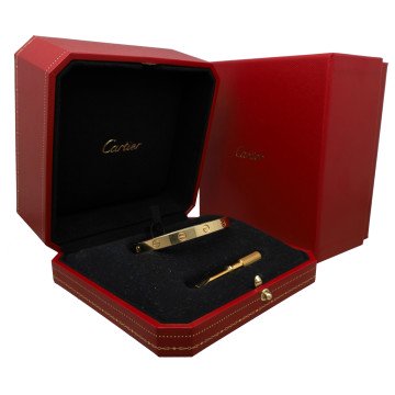 18 K. Cartier Love-Armband maat 17 Certificaat