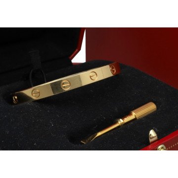 18 K. Cartier Love-Armband maat 17 Certificaat