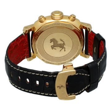 Panerai Ferrari Granturismo Chronograph 18K. Gold Limited Ed.