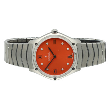 Ebel Sport Classic Diamond  Red Dial