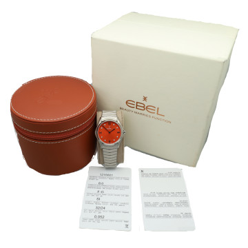 Ebel Sport Classic Diamond  Red Dial