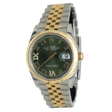 Rolex Datejust 36 Green/Roman Diamond Ref. 126233