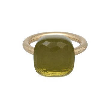 Pomellato Nudo Classic Ring Lemon Kwarts