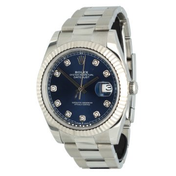 Rolex Datejust 41 Ref: 126334 Blue Diamant