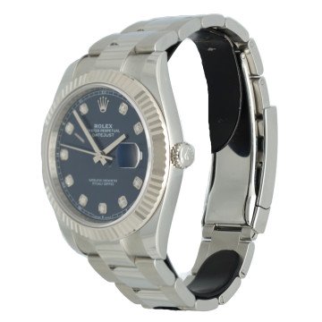 Rolex Datejust 41 Ref: 126334 Blue Diamant