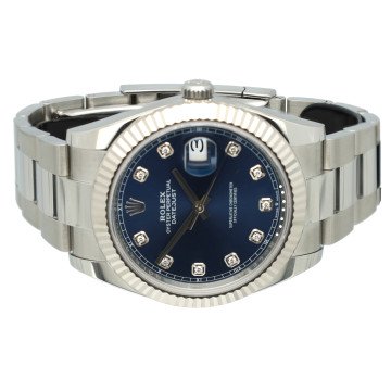Rolex Datejust 41 Ref: 126334 Blue Diamant