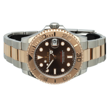 Rolex Yacht-Master 37 Ref: 268621 Rosegoud/Staal