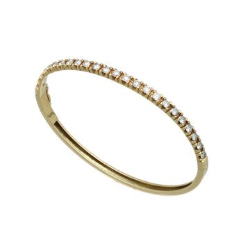 14 Krt Bangle Armband met Briljant 1.61 Ct