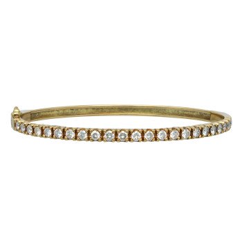 14 Krt Bangle Armband met Briljant 1.61 Ct