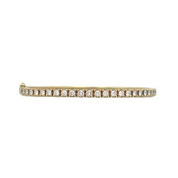 14 Krt Bangle Armband met Briljant 1.61 Ct