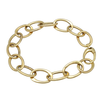 18 Krt gouden Schakel Armband
