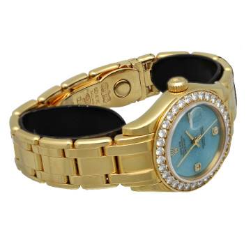 Rolex Lady-Datejust Pearlmaster Factory Tiffany dial 