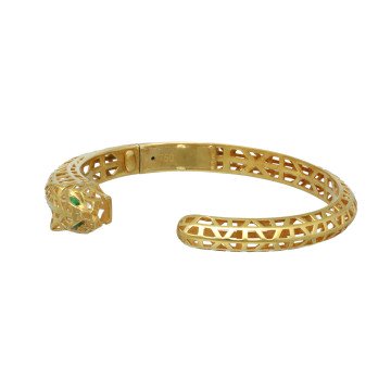 18 Krt Gouden Panter Armband