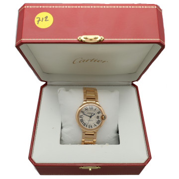 Cartier Ballon Blue 36 mm Rose Goud