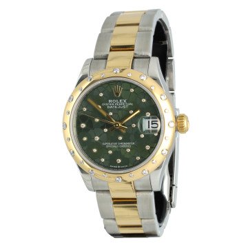 Rolex Datejust 31 GreenDiamond/Flower Dial
