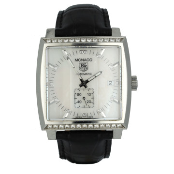 Tag Heuer Monaco MOP Dial Diamant