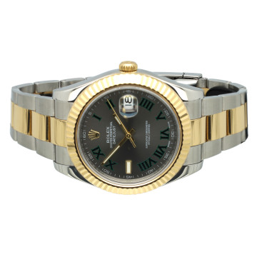 Rolex Datejust II Ref: 116333 Goud/Staal Wimbledon