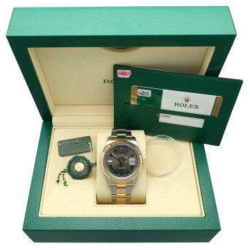 Rolex Datejust II Ref: 116333 Goud/Staal Wimbledon