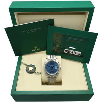 Rolex Datejust 41 Azzuro Blue Ref. 126334
