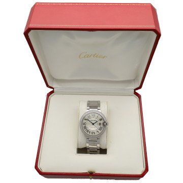 Cartier Ballon Blue 18 Krt Witgoud-Diamant